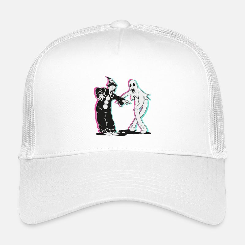 ghost and clown dancing Kids’ Trucker Cap