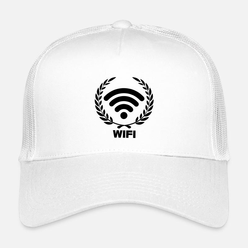 Wifi en couronne de laurier Casquette trucker enfant