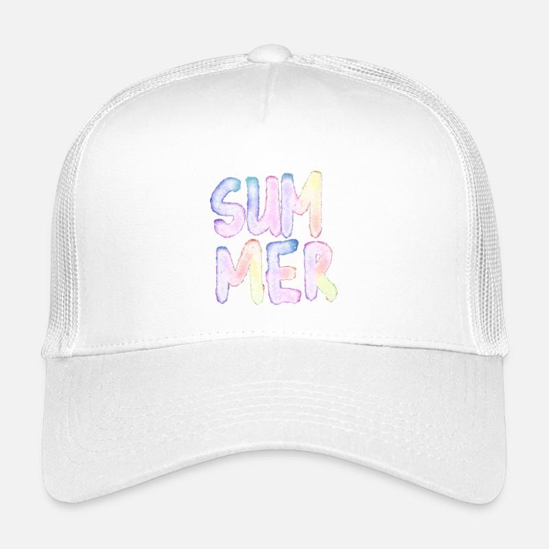 Summer - Kinder Trucker-Cap - Weiß