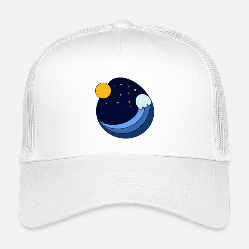 Nightwave - Kinder Trucker-Cap - Weiß