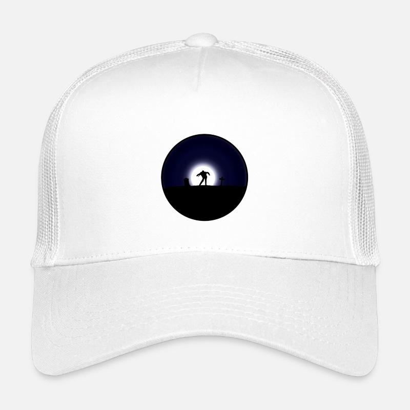 Zombie Sighting at Midnight - Kinder Trucker-Cap - Weiß
