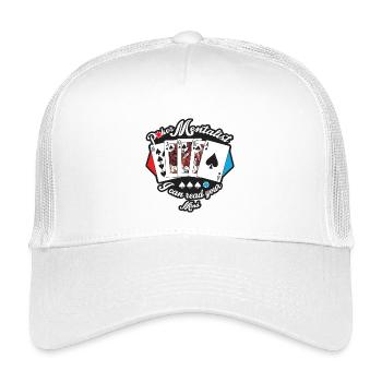 Poker Mind Reader - Kids’ Trucker Cap - white - Front