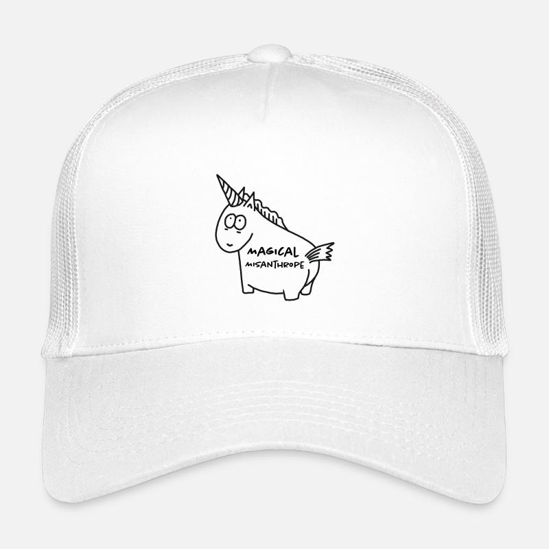 Einhorn - Magical Misanthrope - Kinder Trucker-Cap - Weiß