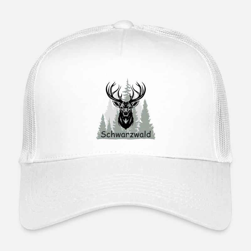 Schwarzwald - Kinder Trucker-Cap - Weiß