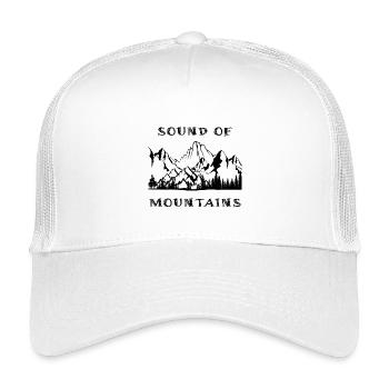 Sound of Mountains - Kinder Trucker-Cap - Weiß - Vorne