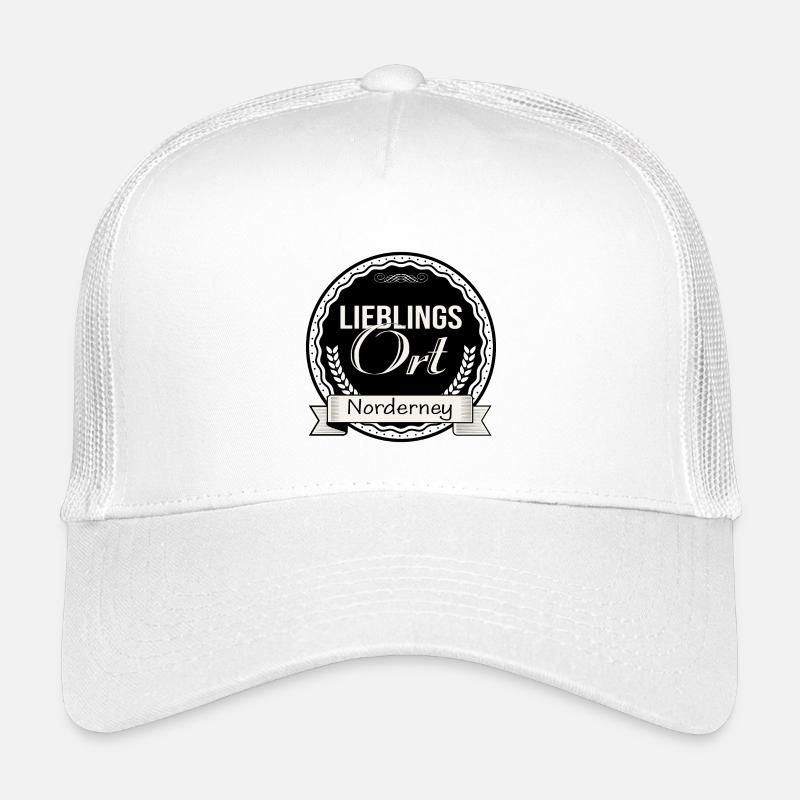 Lieblingsort Norderney - Kinder Trucker-Cap - Weiß
