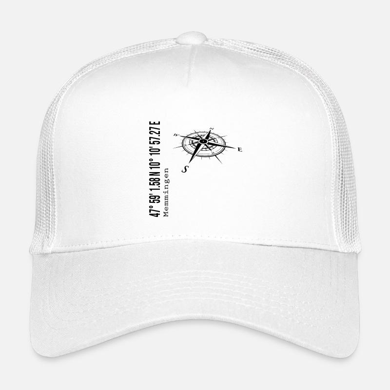 Koordinaten Memmingen Kinder Trucker-Cap