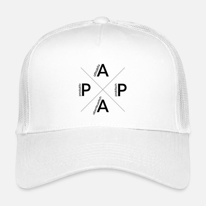 papa Logo Held Vater Motivation Symbol Marke icon Kinder Trucker-Cap