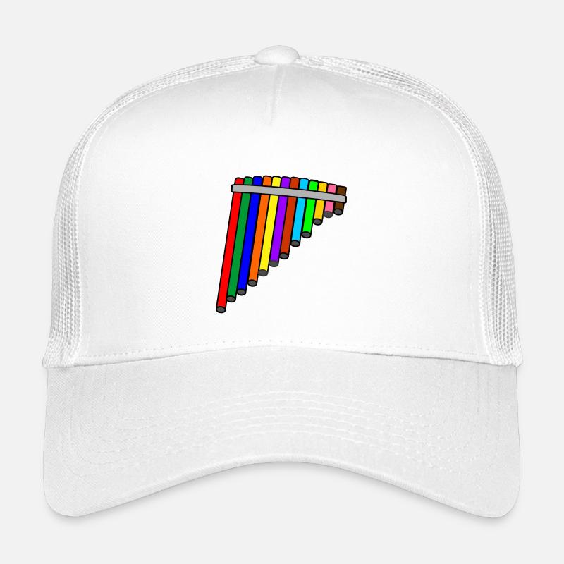 Flûte de Pan colorée Casquette trucker enfant