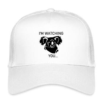 Koala vous regarde - Casquette trucker enfant - blanc - Devant