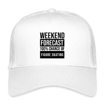 Eiskunstlauf - Kinder Trucker-Cap - Weiß - Vorne