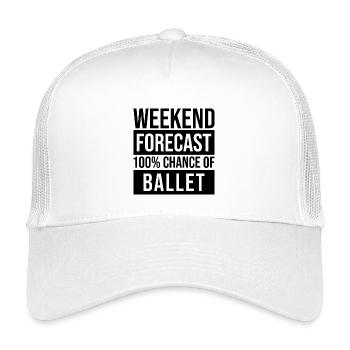 ballet - Casquette trucker enfant - blanc - Devant