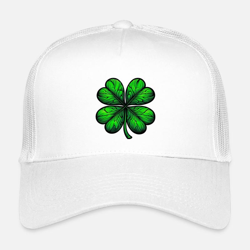 Vierblättriges Kleeblatt Kinder Trucker-Cap