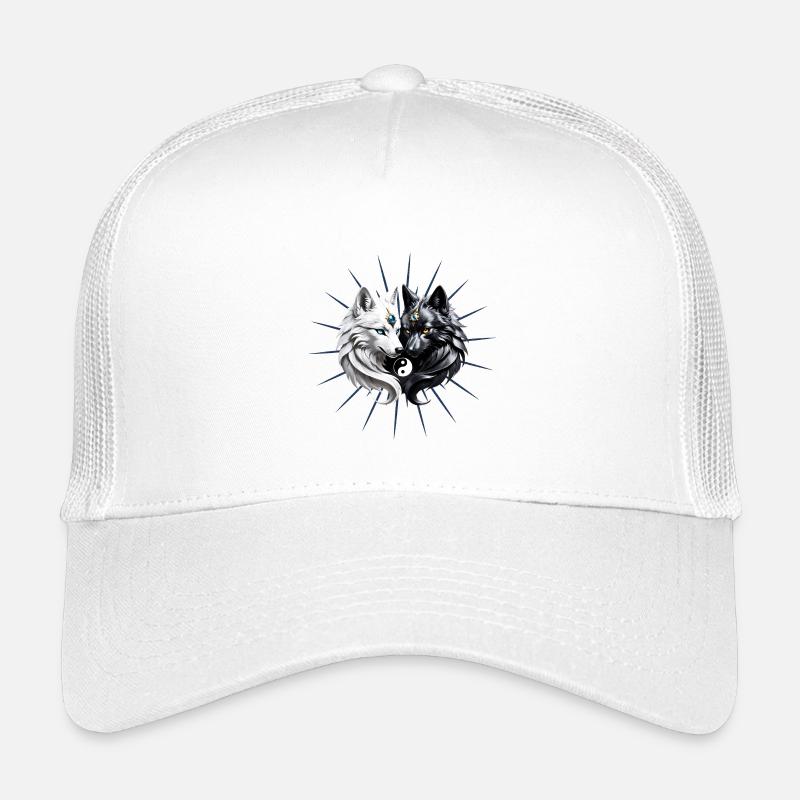 Yin Yang Wolves. Kids’ Trucker Cap