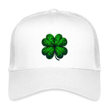 Four-leaf clover - Kids’ Trucker Cap - white - Front