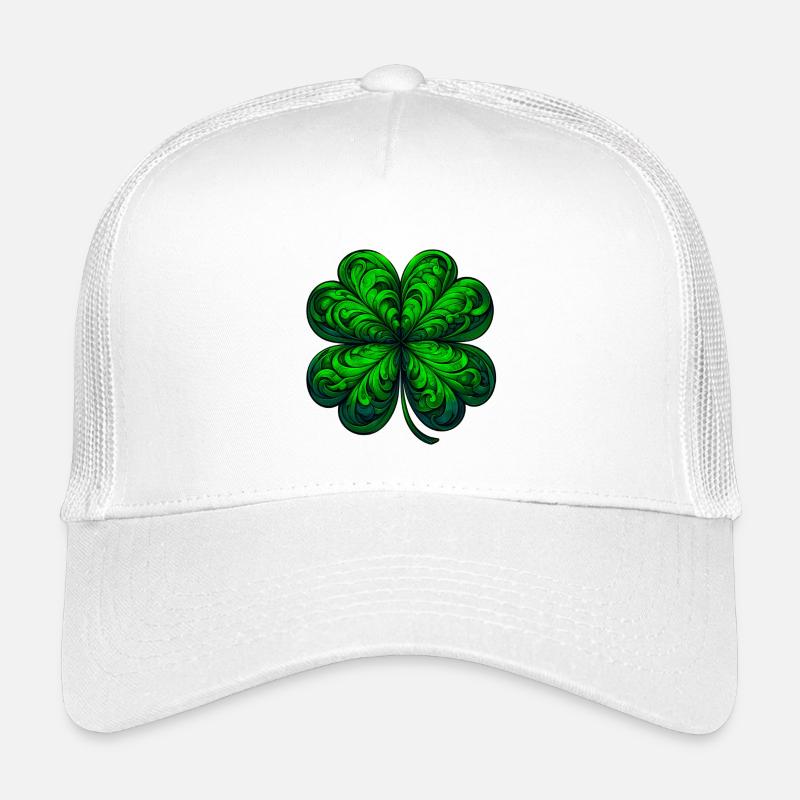 Vierblättriges Kleeblatt Kinder Trucker-Cap