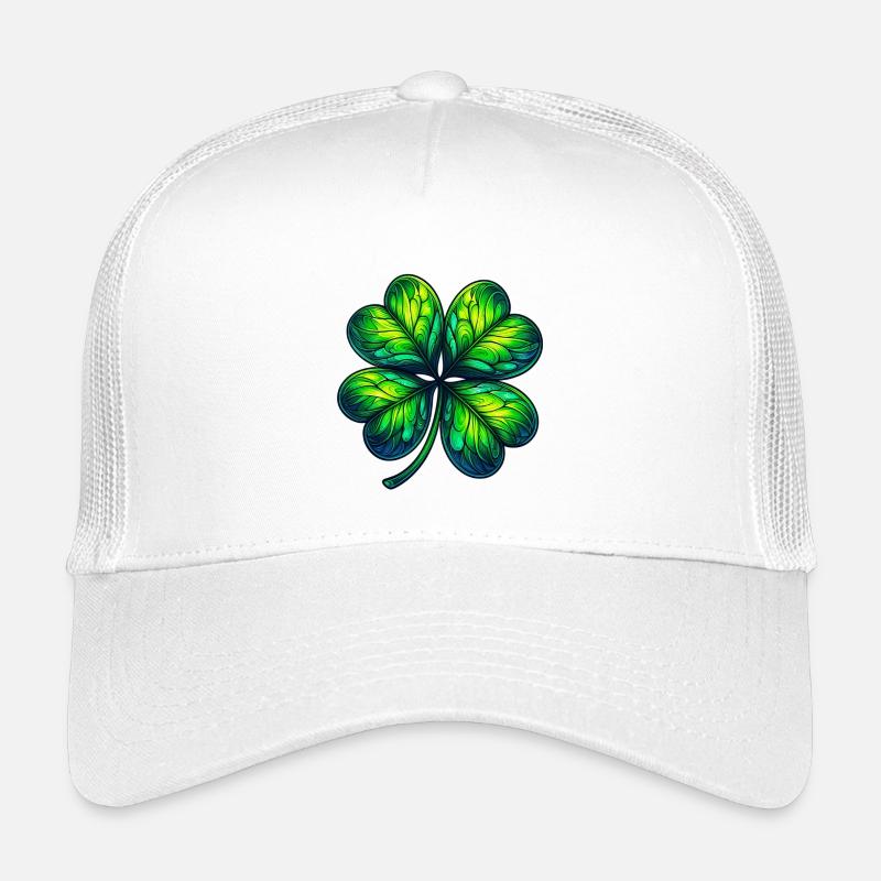 Vierblättriges Kleeblatt Kinder Trucker-Cap