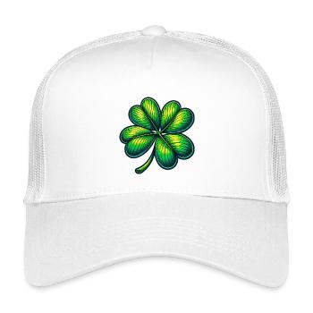 Four-leaf clover - Kids’ Trucker Cap - white - Front