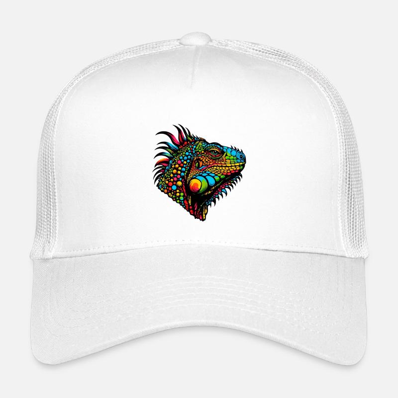 Iguana - Kids’ Trucker Cap - white