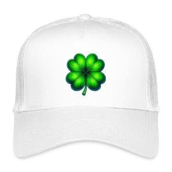 Four-leaf clover - Kids’ Trucker Cap - white - Front
