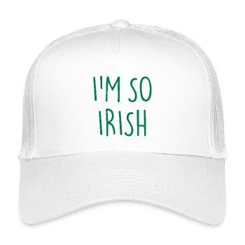I'M SO IRISH Ireland Irland - Kinder Trucker-Cap - Weiß - Vorne