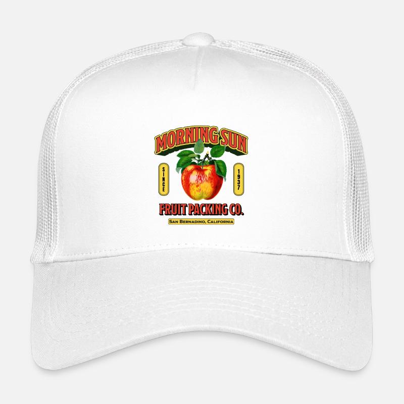 Morning Sun Fruit Label Kids’ Trucker Cap