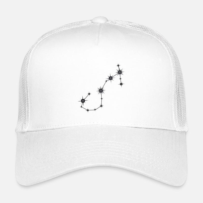 Skorpion Sternbild Sternzeichen Schwarz Grau Kinder Trucker-Cap