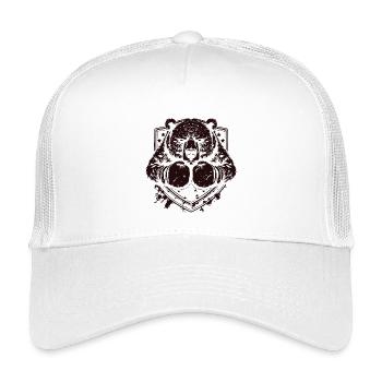 Bär Boxer - Kinder Trucker-Cap - Weiß - Vorne