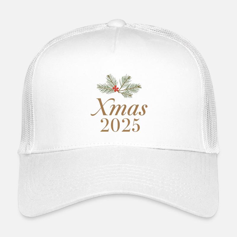 Golden XMAS 2025 – Mistelzweig Design Kinder Trucker-Cap