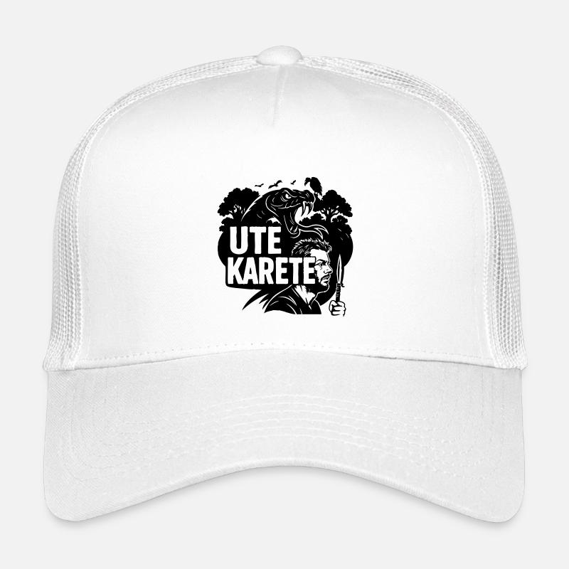 Ute Karete - Kinder Trucker-Cap - Weiß