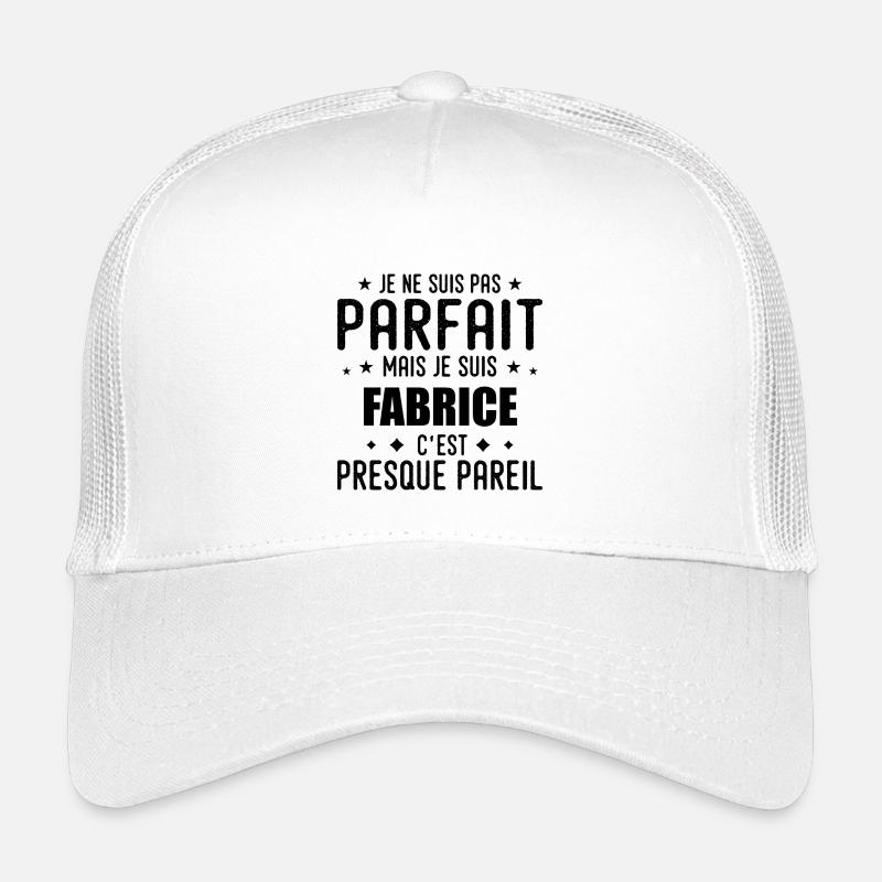 Fabrice : authentique, imparfait, top, perfection Casquette trucker enfant