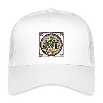 Joy Rondell Stechpalme Kranz - Kinder Trucker-Cap - Weiß - Vorne