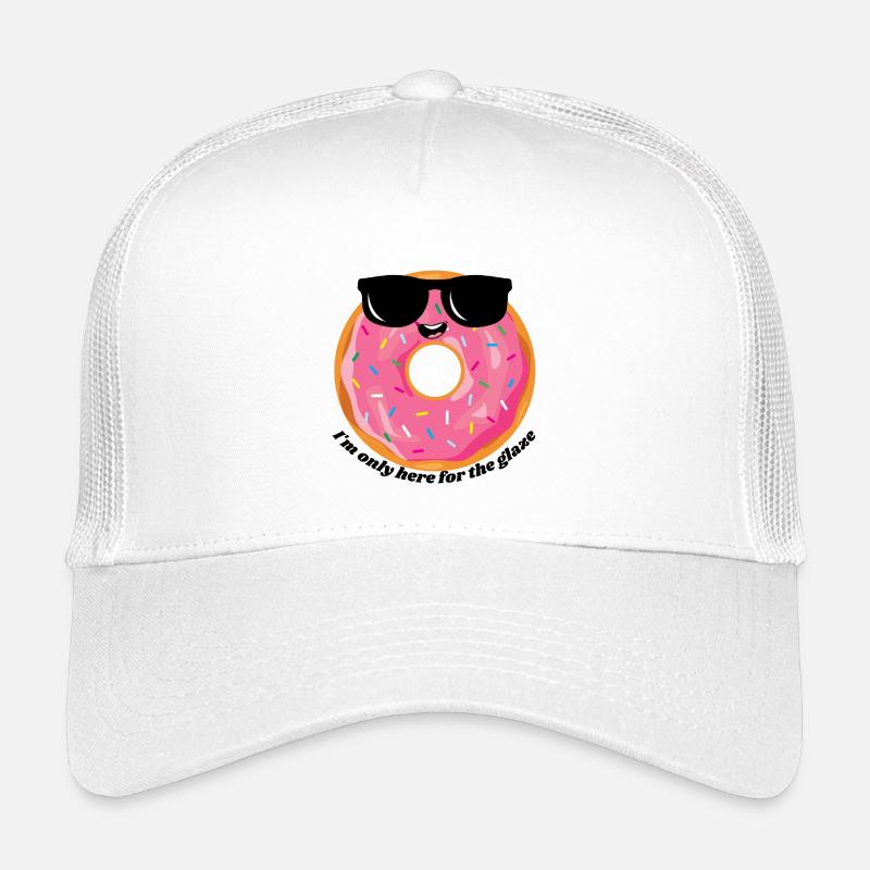 Beignet rose avec lunettes de soleil Casquette trucker enfant