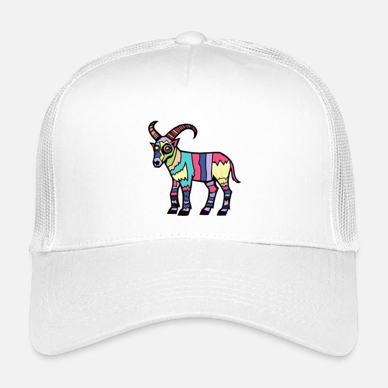 Bergziege Halloween Zombie Kinder Trucker-Cap
