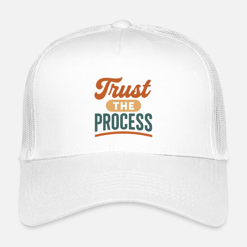 Trust the Process Retro Print Kids’ Trucker Cap