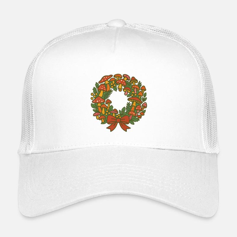 Couronne festive de champignons Casquette trucker enfant