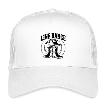 Motif de danse en ligne - Casquette trucker enfant - blanc - Devant