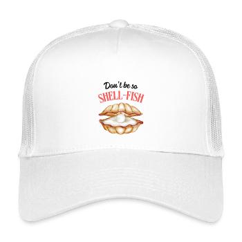 Shell-Fish Pearl - Kids’ Trucker Cap - white - Front