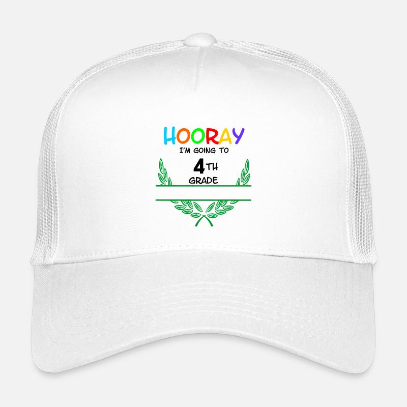 Hourra, je vais en 4e - espace de noms Casquette trucker enfant