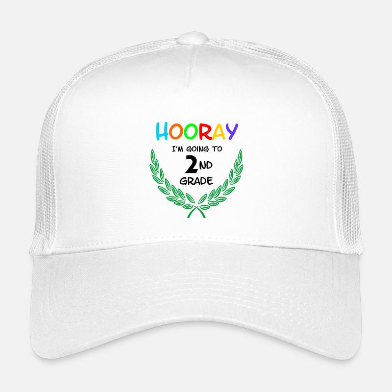Hourra, je vais en CE1** Casquette trucker enfant