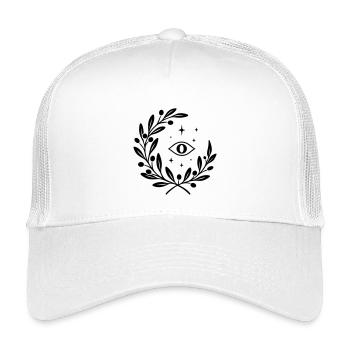 Mystic Yule mit Auge - Weihnachten Julfest - Kinder Trucker-Cap - Weiß - Vorne