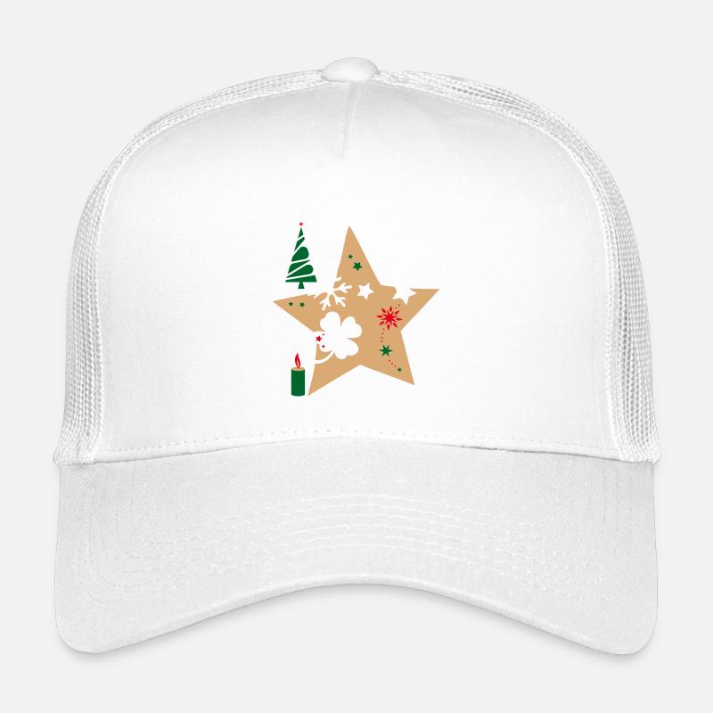 Weihnachtsstern Advent Kinder Trucker-Cap