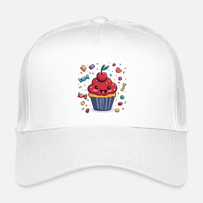 Kawaii Cupcake mit Konfetti Kinder Trucker-Cap