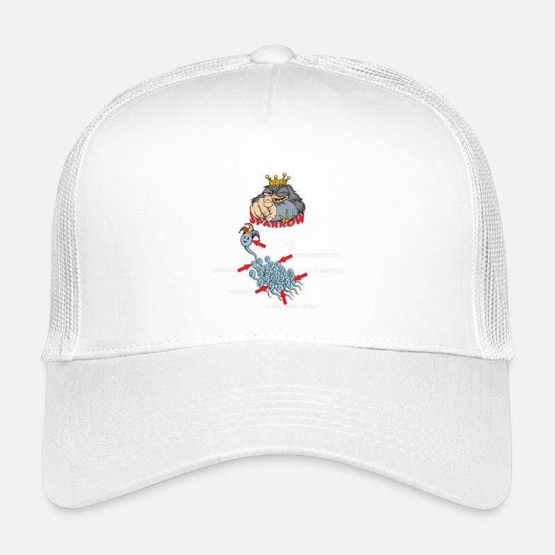 Clown - Kinder Trucker-Cap - Weiß