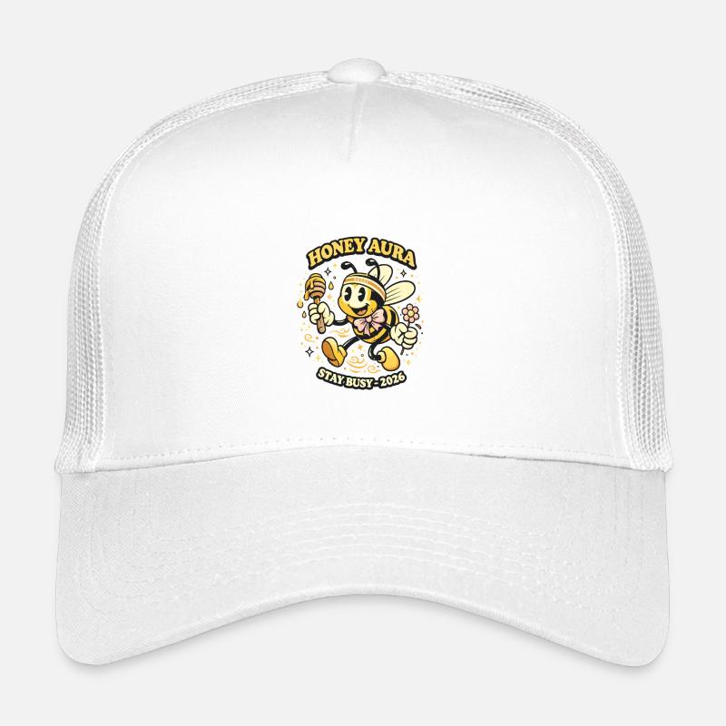 Honey Aura Bee 2026 Stay Busy Kids’ Trucker Cap