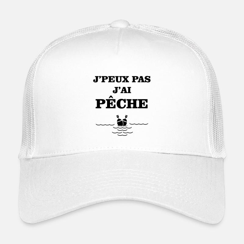 Je ne peux pas j'ai pêche  Casquette trucker enfant