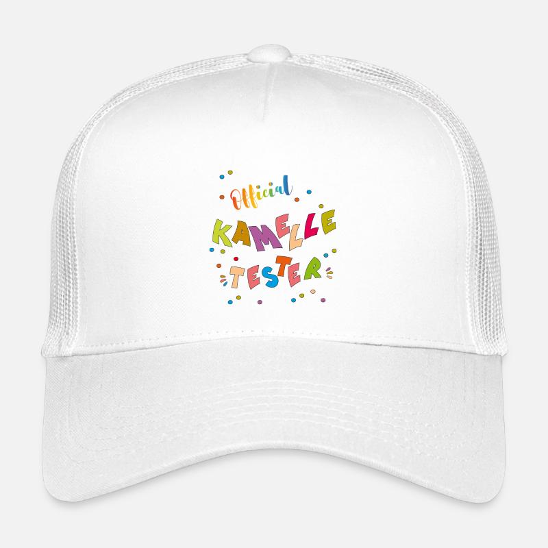  Kamelle Tester - Kinder Trucker-Cap - Weiß