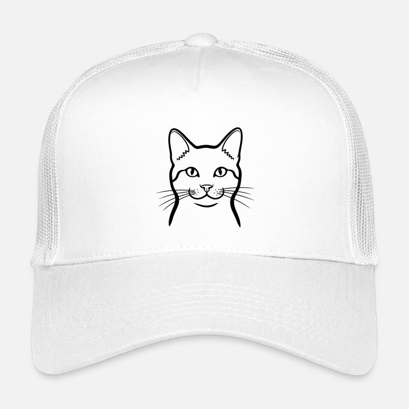 Gribouillis de Chat Minimum Animaux Casquette trucker enfant