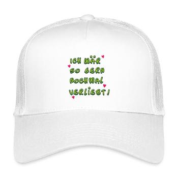 verliebt - Kinder Trucker-Cap - Weiß - Vorne