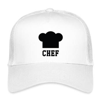 Chef Toque - Kitchen - Cook - Kids’ Trucker Cap - white - Front